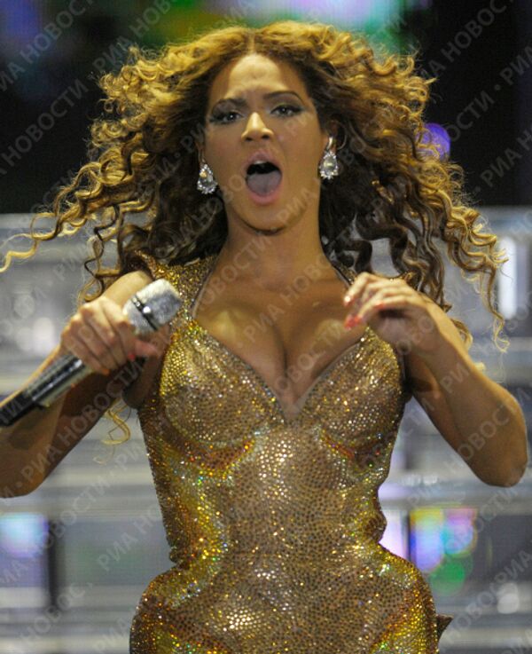 Beyonce gives concert in Moscow - Sputnik International