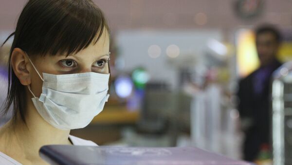 Preventive measures against swine-flu outbreak at Moscow's Sheremetyevo-1 airport - Sputnik International