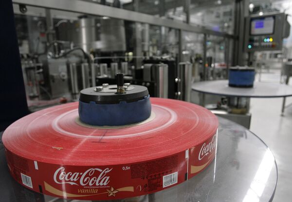 Preparations for launching bottling line at Coca-Cola plant in Russia's Rostov Region - Sputnik International