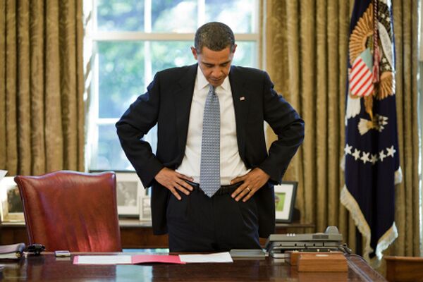 Barack Obama in the Oval Office - Sputnik International