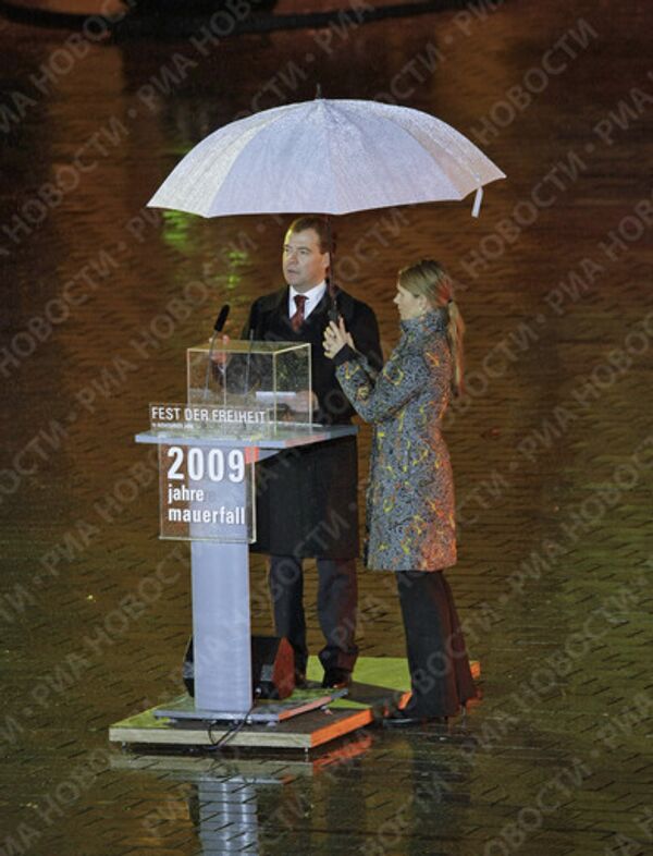 Russian President Dmitry Medvedev in Berlin - Sputnik International