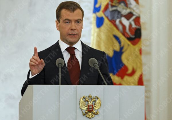 Medvedev's state of the nation address  - Sputnik International