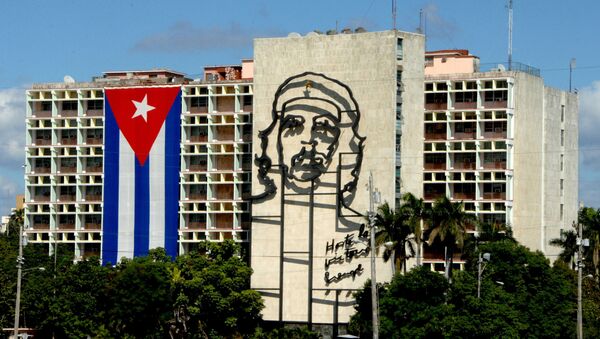 Views of Cuba. Havana. Revolution Square. Cuban Ministry of Internal Affairs. - Sputnik International