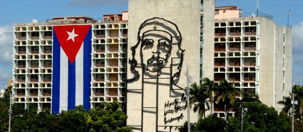 Views of Cuba. Havana. Revolution Square. Cuban Ministry of Internal Affairs. - Sputnik International