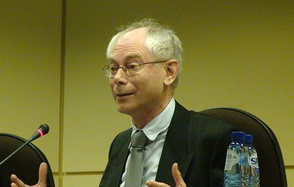 The president of the European Council Herman van Rompuy - Sputnik International