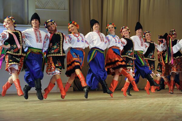 The Igor Moiseyev Dance Company performing the Night on Bald Mountain ballet based on Nikolai Gogol’s works   - Sputnik International