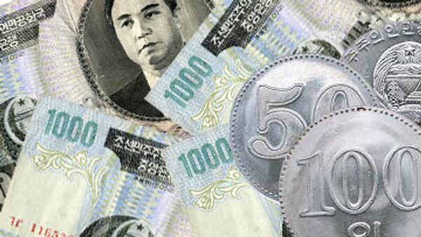 North Korean currency - Sputnik International