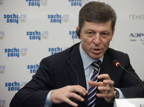 Preparations are on track to hold ice skating test events ahead of the 2014 Sochi Winter Games Olympics,  Dmitry Kozak announced - Sputnik International