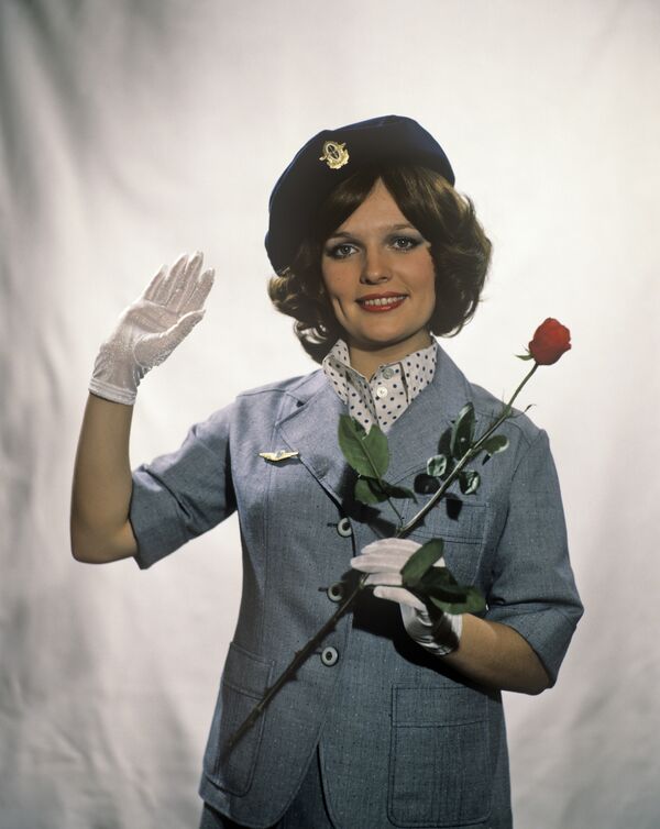 Aeroflot stewardess, 1982 - Sputnik International