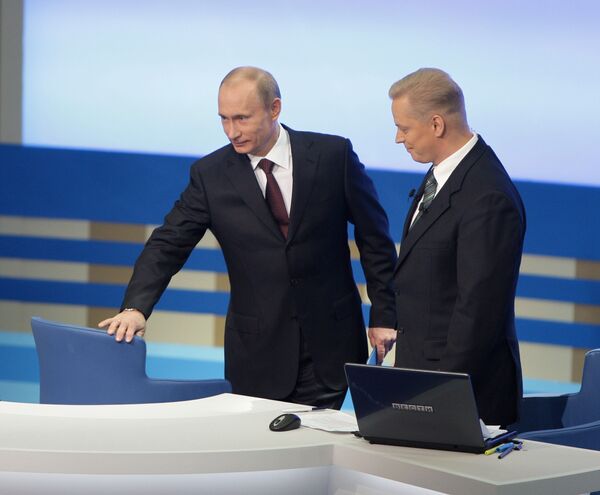 Putin's Q&A session 2009 - Sputnik International