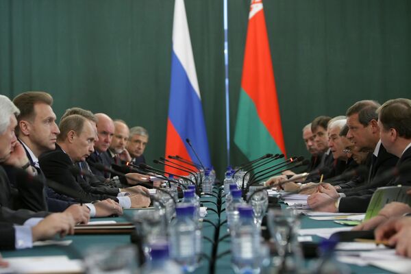 Российско-белорусские переговоры прошли в Москве - Sputnik International