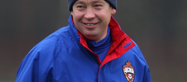 FC CSKA coach Leonid Slutsky FC CSKA coach Leonid Slutsky - Sputnik International