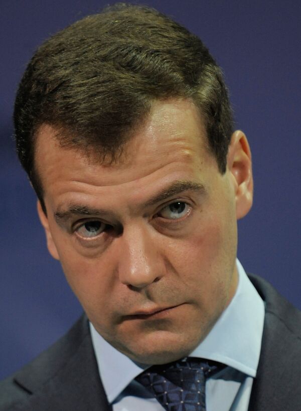 Dmitry Medvedev during the European and Asian Media Forum - Sputnik International