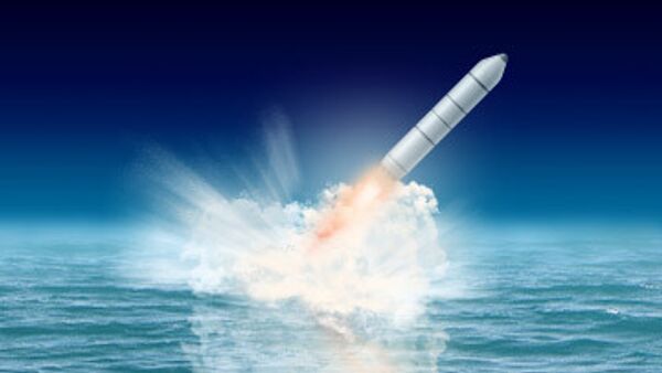 Artist's rendering of the Bulava missile. Artist's rendering of the Bulava missile. - Sputnik International