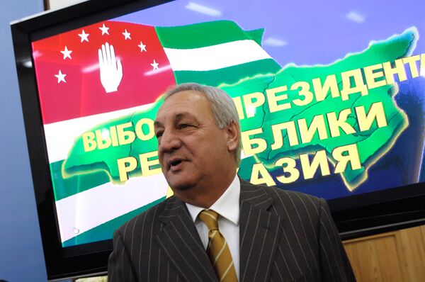 Sergei Bagapsh, the president of the former Georgian republic of Abkhazia - Sputnik International