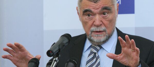 Croatian President Stjepan Mesic gives a lecture at Reception House of the Russian Foreign Ministry - Sputnik International