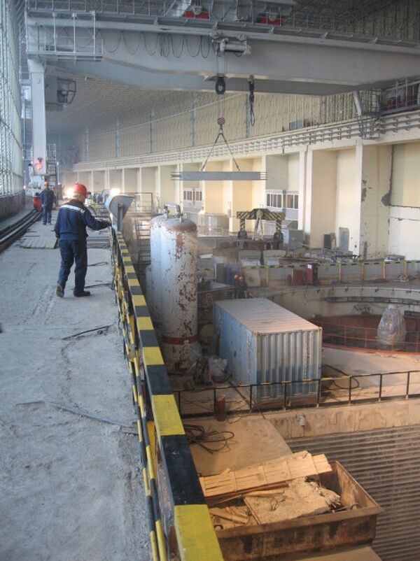 Sayano-Shushenskaya Hydroelectric Power Plant – four months after the accident - Sputnik International