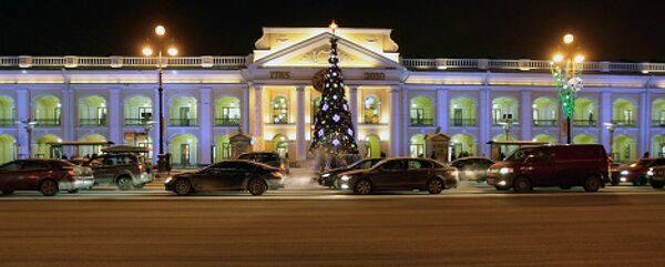 New Year lights on the streets of St. Petersburg - Sputnik International