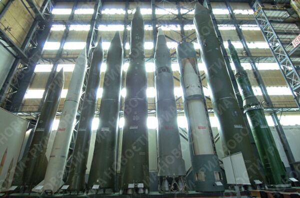 Models of first-generation ballistic missiles in the museum at the Peter the Great Military Academy of the Strategic Missile Forces.  - Sputnik International