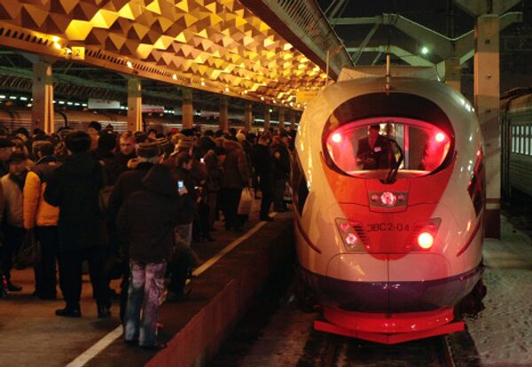 Sapsan, Russia's fastest train - Sputnik International