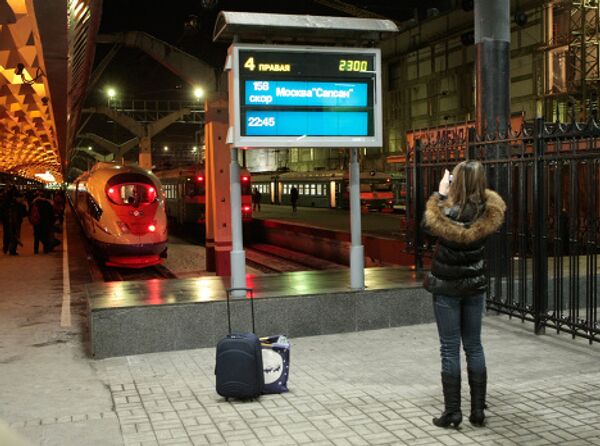 Sapsan, Russia's fastest train - Sputnik International