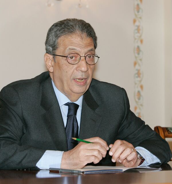 Генеральный секретарь Лиги арабских государств (ЛАГ)  Амр Муса. Архив - Sputnik International