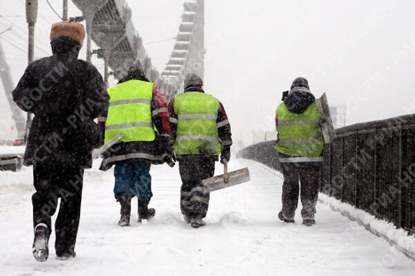 Heavy snow covers Moscow - Sputnik International