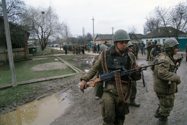 Soldiers in Chechnya - Sputnik International
