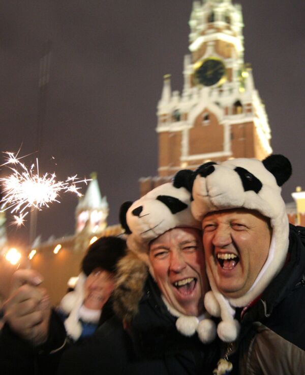 New Year festivities in Red Square - Sputnik International