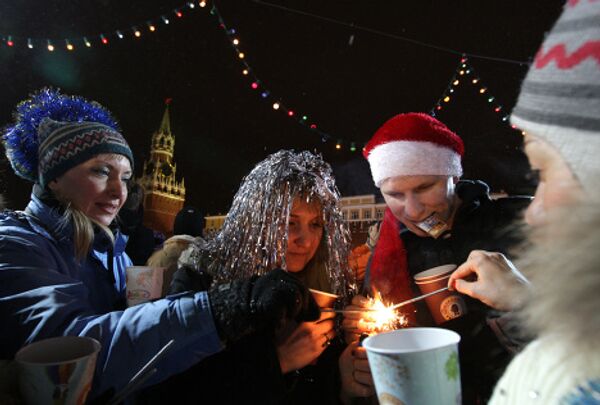 New Year festivities in Red Square - Sputnik International