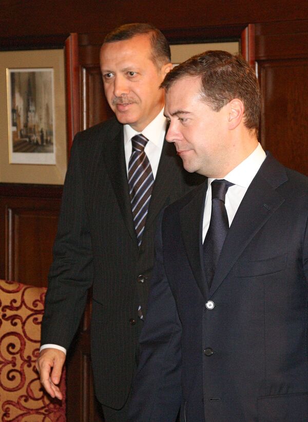 Medvedev hails energy cooperation with Turkey - Sputnik International