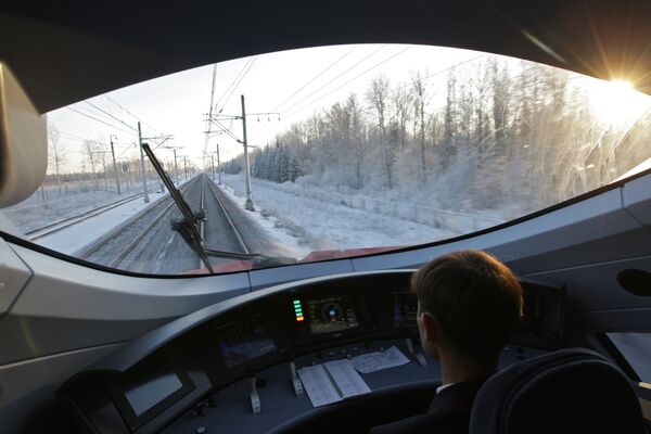Video cameras to track high-speed rail in northwest Russia - Sputnik International