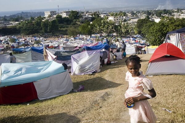 Haiti government finds shelter in circus tents - report - Sputnik International