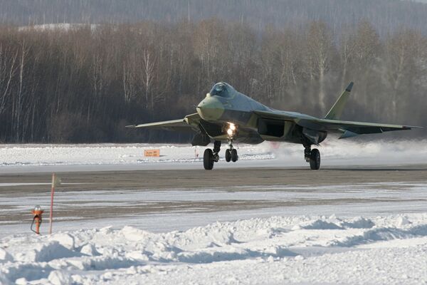 Russia's fifth-generation fighter T-50 (PAK FA)  - Sputnik International