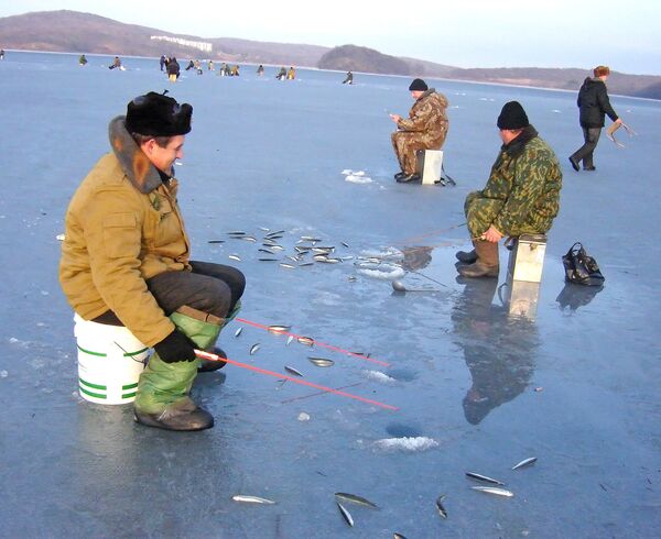 Rescuers save 28 fishermen from ice floes near St. Petersburg  - Sputnik International