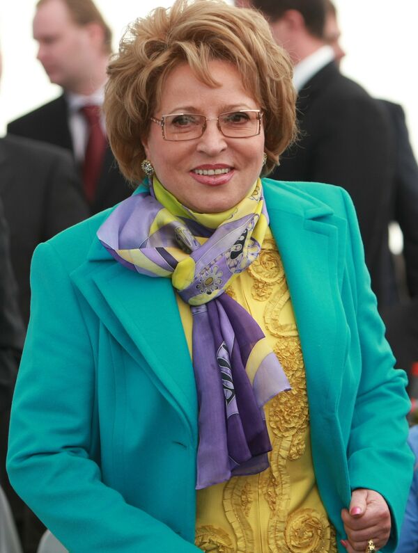 The governor of St. Petersburg, Valentina  Matviyenko - Sputnik International