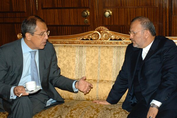 Sergei Lavrov and Manouchehr Mottaki - Sputnik International