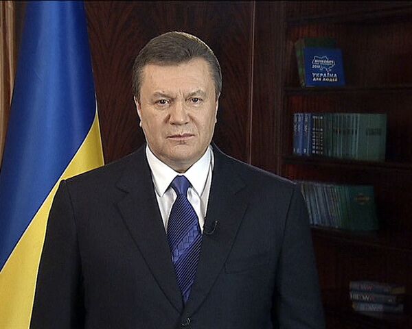 Yanukovych urges Tymoshenko to resign and pledges friendship with Russia  - Sputnik International