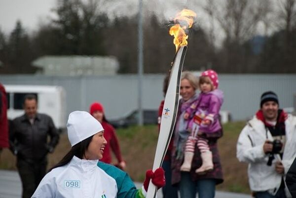 Olympic torch relay in Canada - Sputnik International