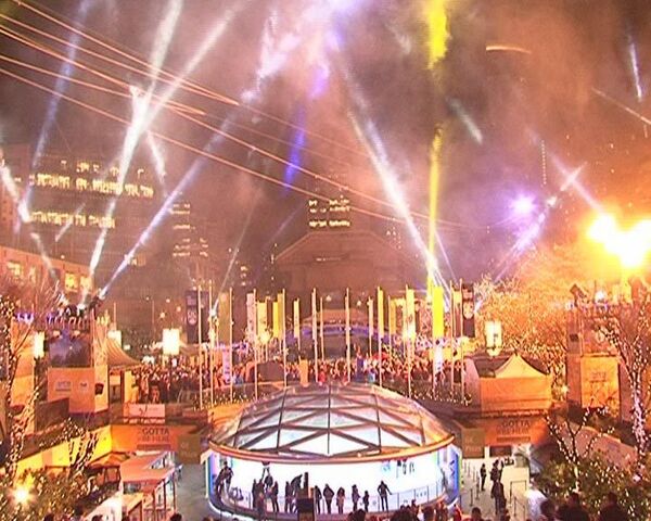 Light and sound show featuring flying athletes: Vancouver “ignites the dream” - Sputnik International