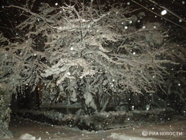 Heavy snowstorm batters New York - Sputnik International
