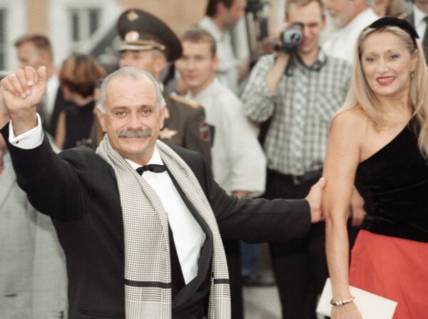Film director Nikita Mikhalkov and his wife Tatyana  - Sputnik International