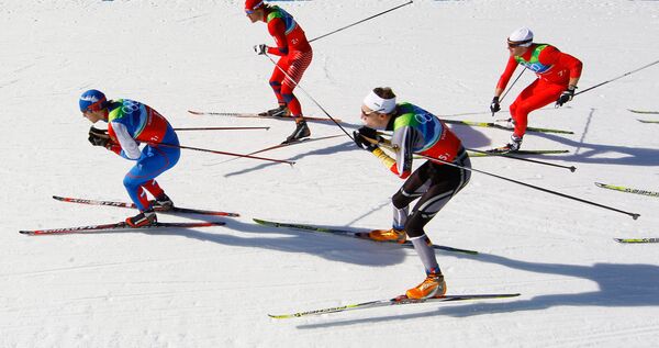 Norway's Northug wins men's 50 km cross country skiing in Vancouver - Sputnik International