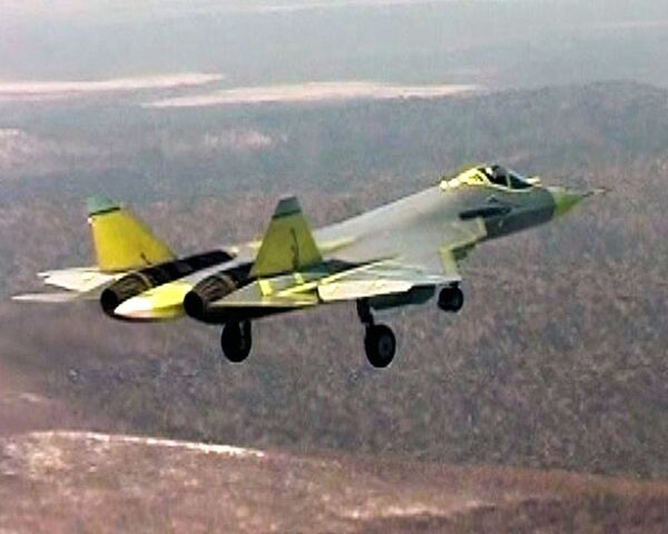 A prototype of the fighter made a 47-minute maiden flight in Russia's Far East on January 29. - Sputnik International