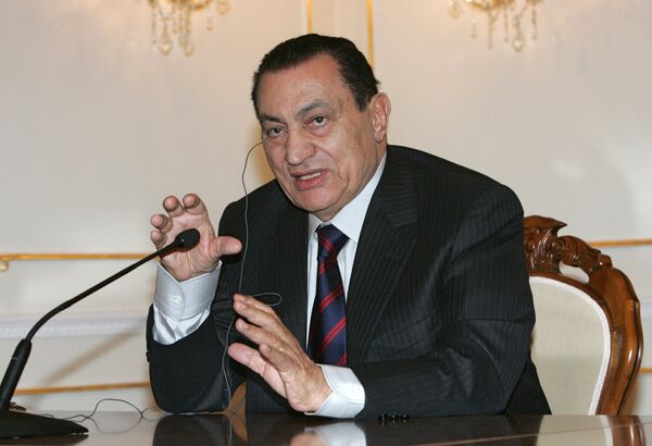 Egyptian President Hosni Mubarak  - Sputnik International