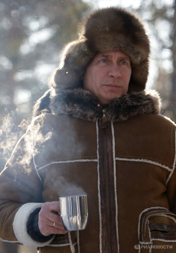 Vladimir Putin in Khakassia  - Sputnik International