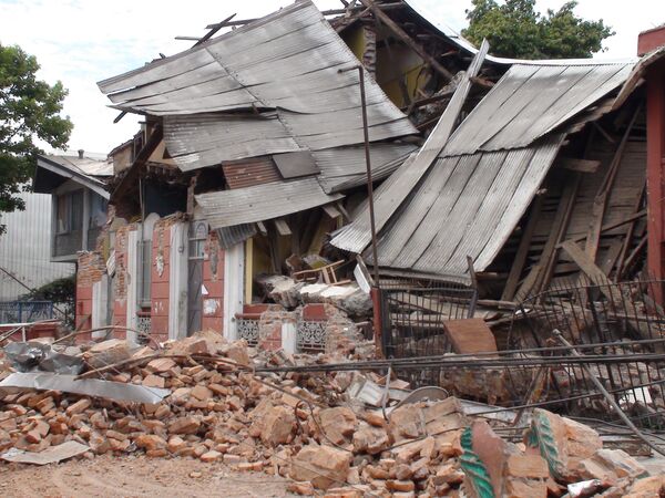 Последствия землетрясения в городе Консепсьон, Чили - Sputnik International