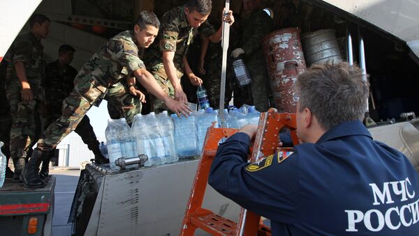 Russian Emergencies Ministry's humanitarian aid arrives in Chile. - Sputnik International