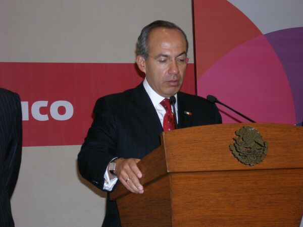 Mexican President Felipe Calderon  - Sputnik International