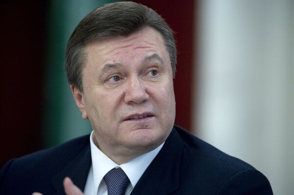Ukrainian President Viktor Yanukovych - Sputnik International